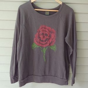 Long sleeved skull sweater